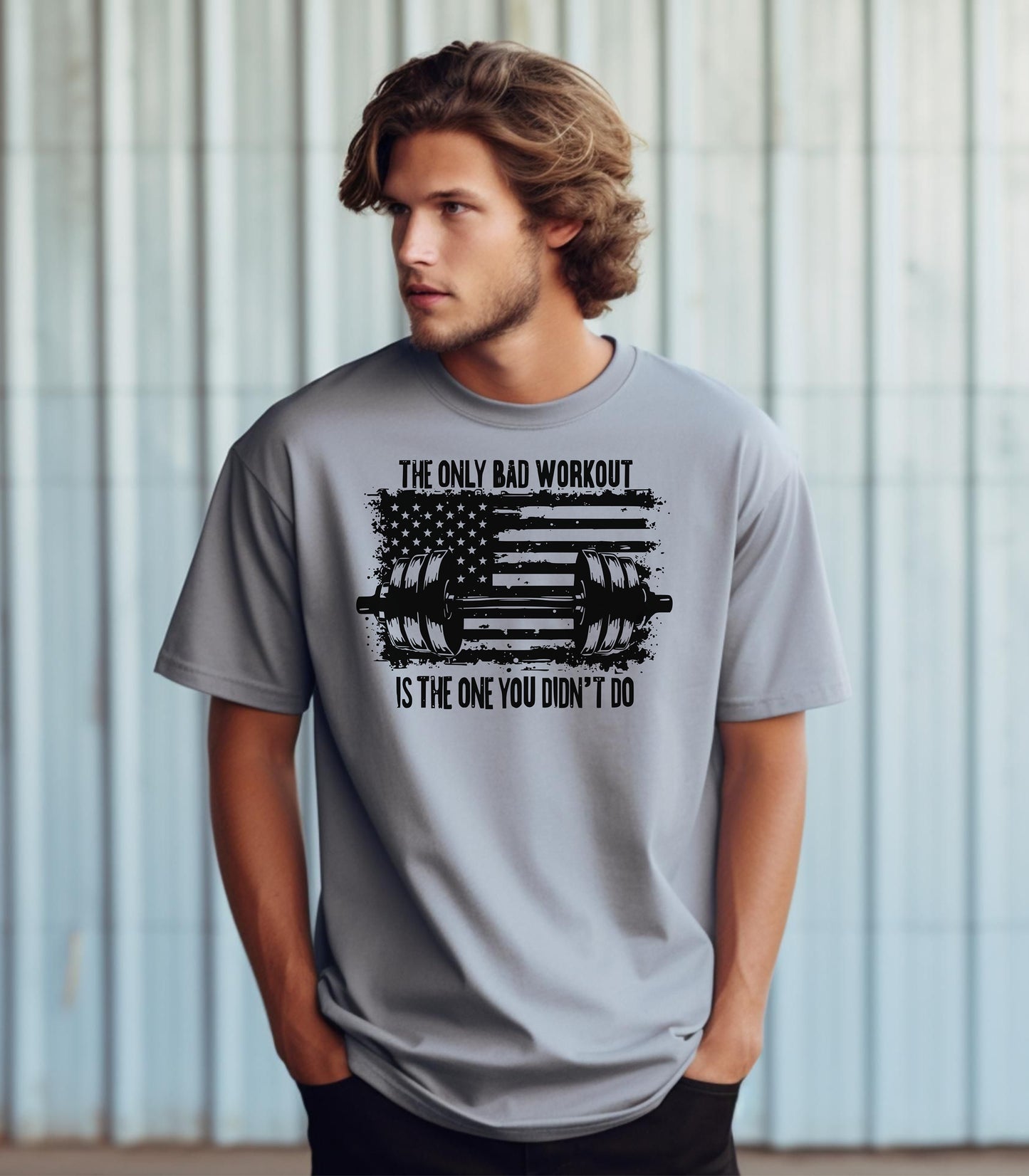 The Only Bad Workout Is The One You Didn’t Do T-Shirt, Fitness Motivation Tee