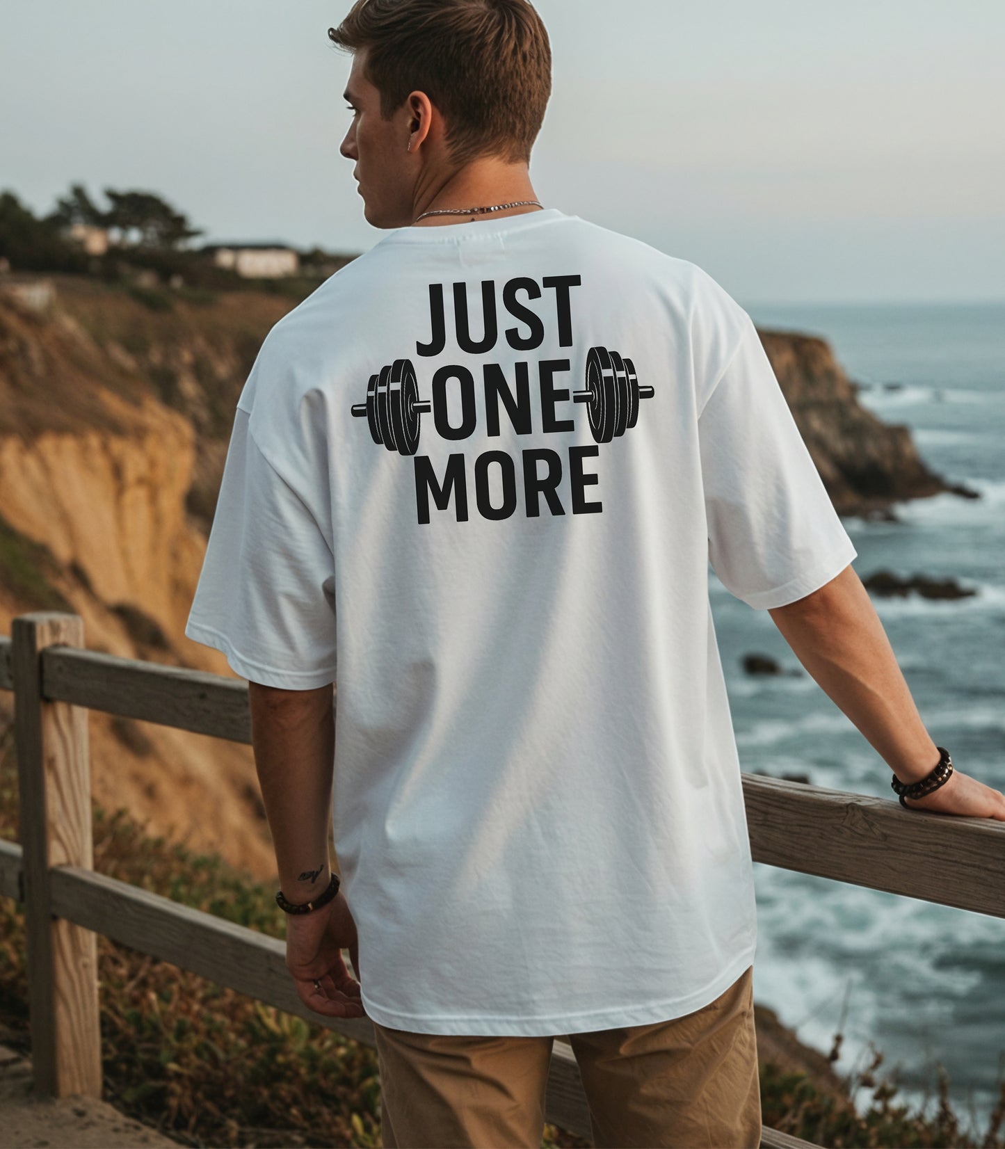 Just One More T-Shirt, Motivational Gym Tee,  Weightlifting Shirt