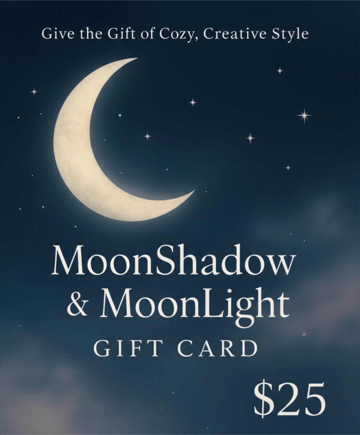 MoonShadow and MoonLight Gift Card