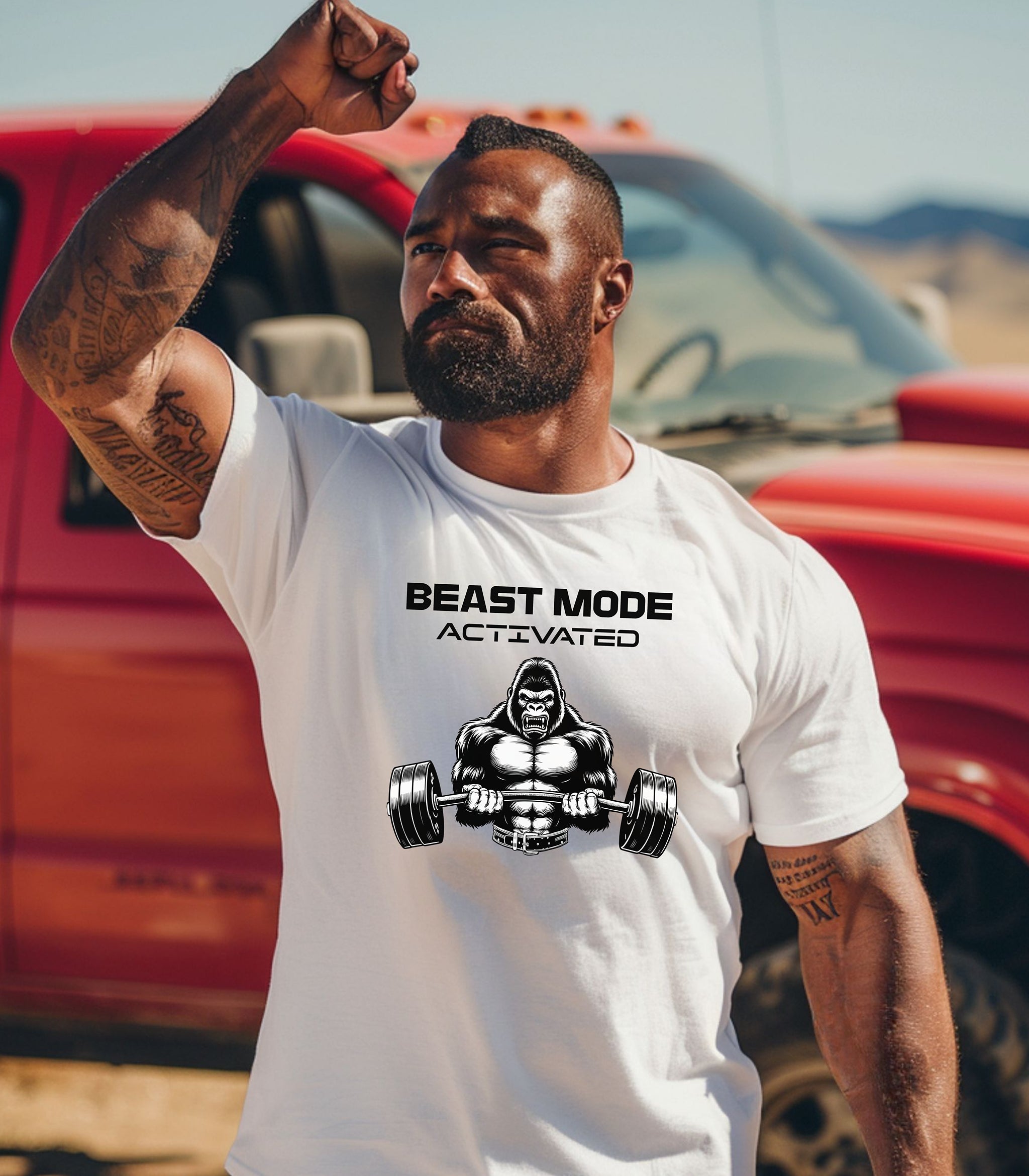 Beast Mode Activated Shirt, Workout Shirt, Weightlifting Tee, Gym Tee, Gift for Gym Lovers
