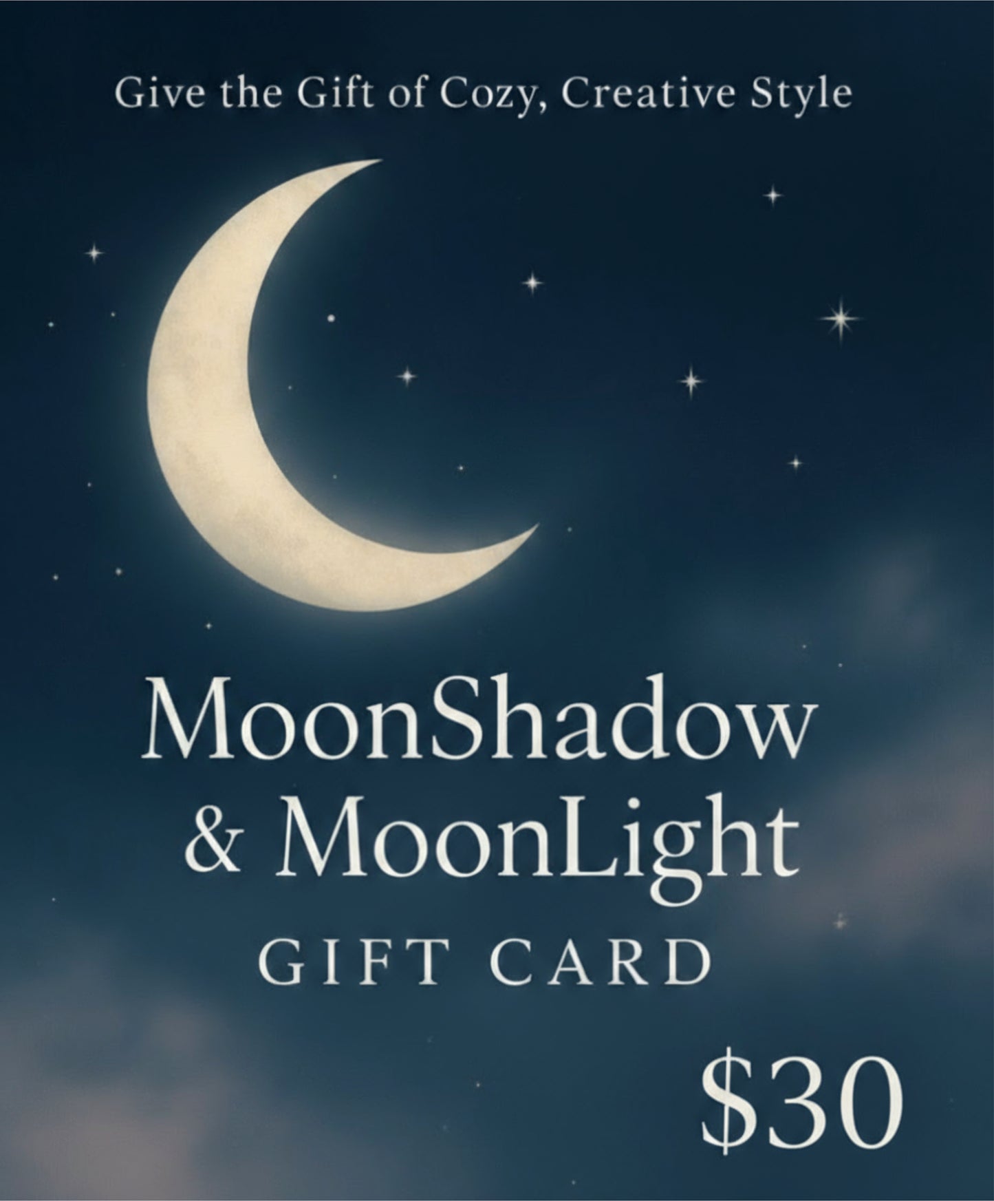 MoonShadow and MoonLight Gift Card
