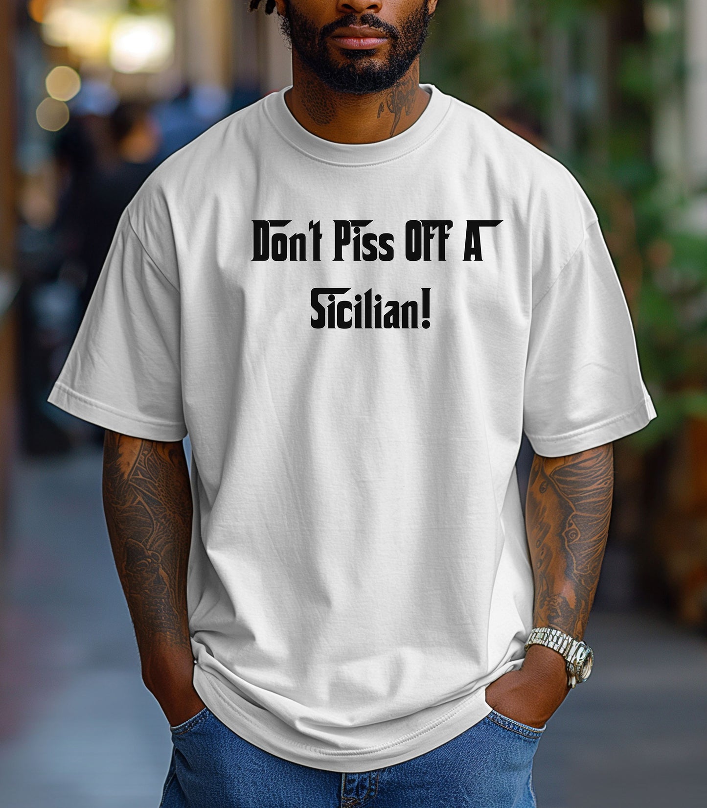 Sicilian Pride T-Shirt, Gift for Sicilians, Bold Statement T-Shirt, Heritage Pride Shirt