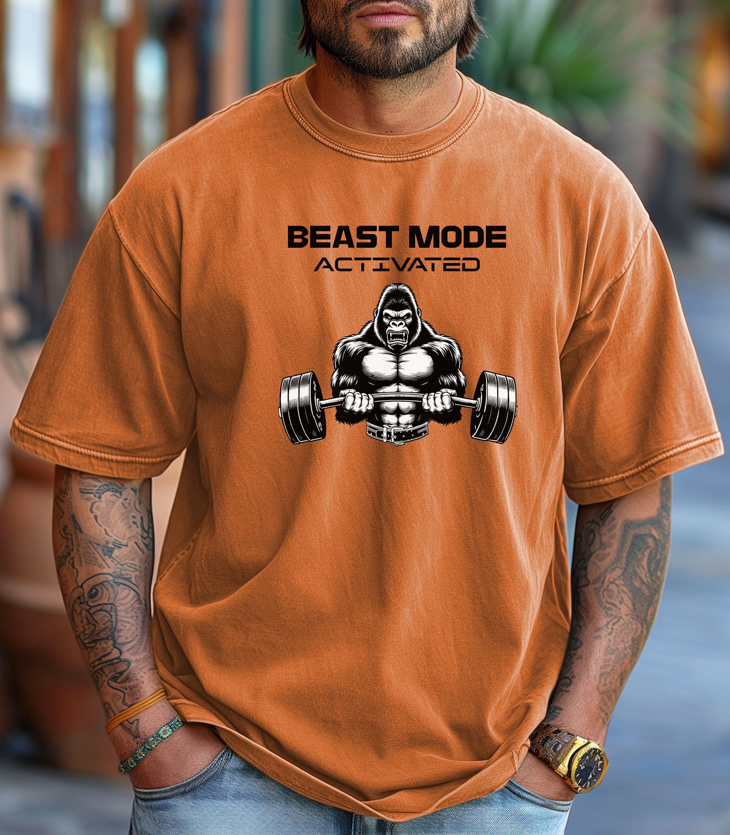 Beast Mode Activated Shirt, Workout Shirt, Weightlifting Tee, Hardcore Gym Tee, Gift for Gym Lovers