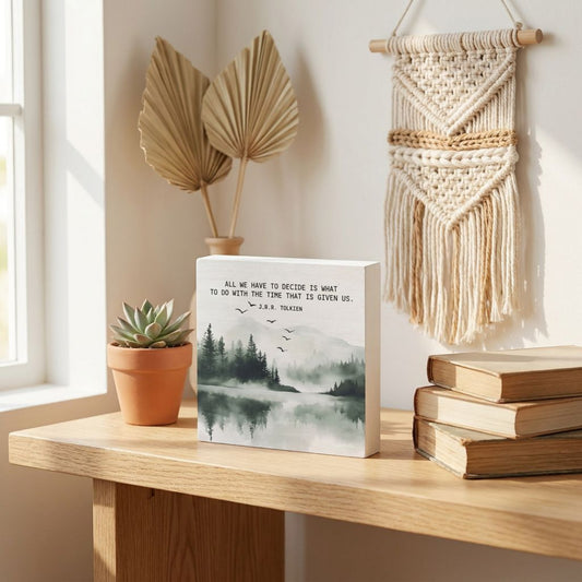 Time Well Spent Inspirational Décor, J.R.R. Tolkien Nature Quote