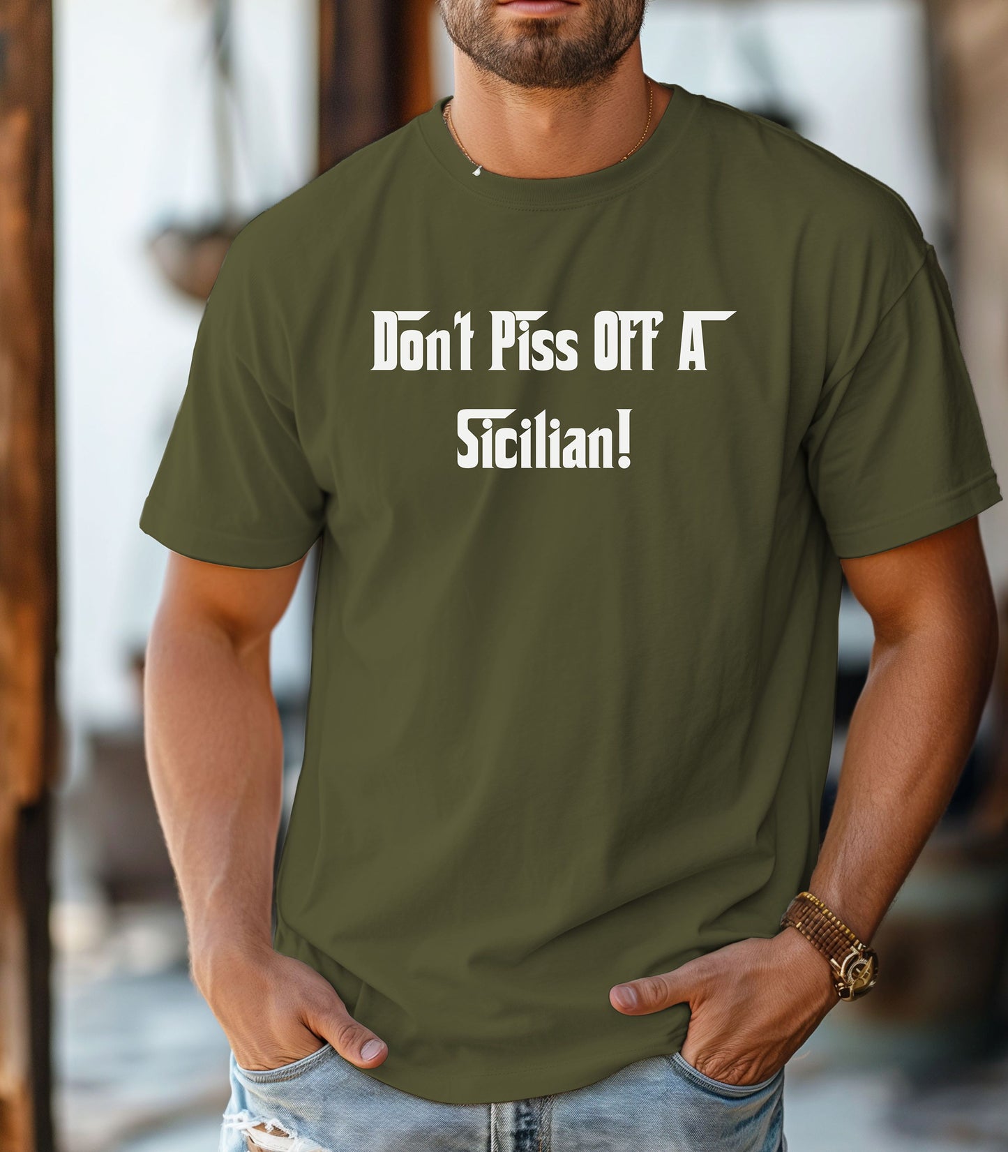 Sicilian Pride T-Shirt, Gift for Sicilians, Bold Statement T-Shirt, Heritage Pride Shirt