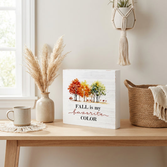 Fall Is My Favorite Color Inspirational Décor | Autumn Tree Design