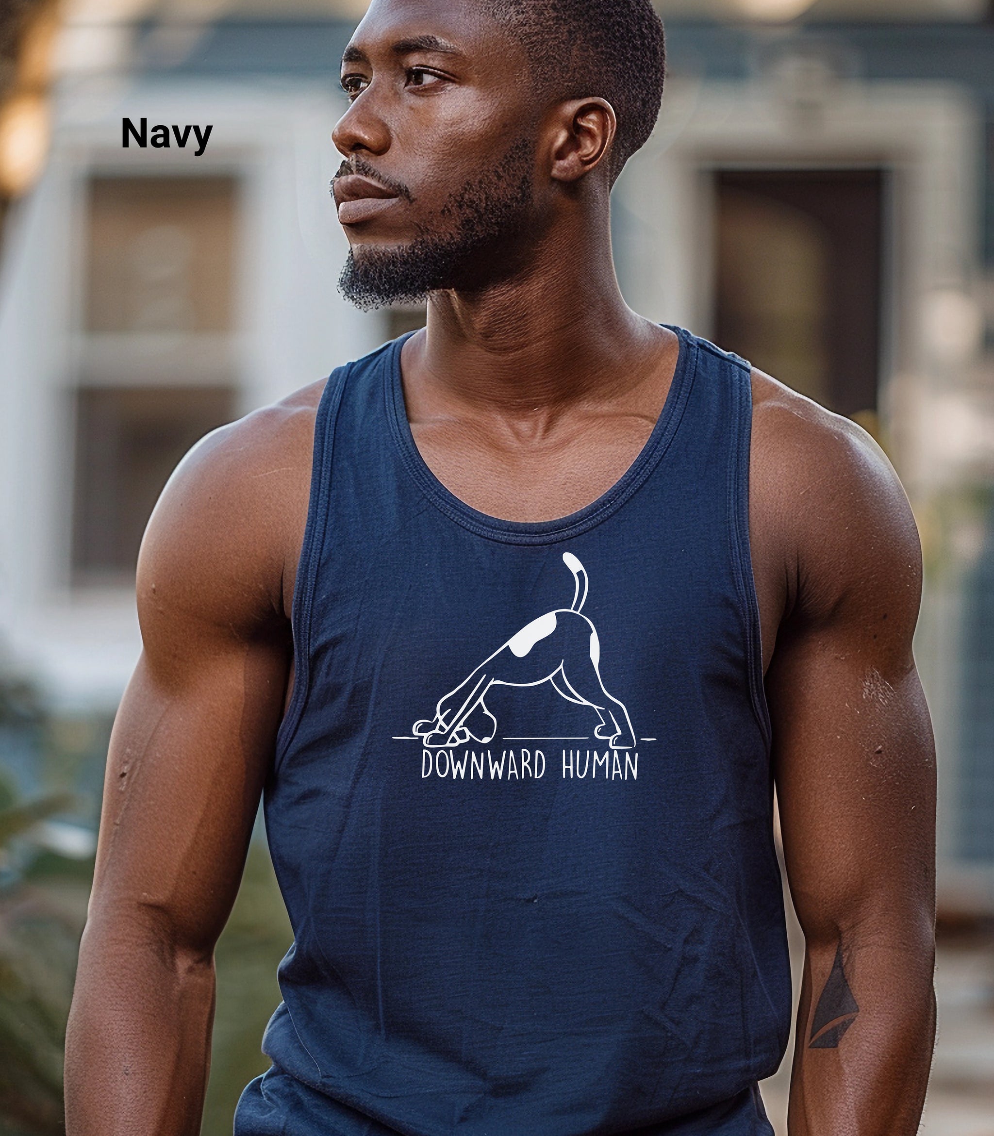 Yoga Shirt, Dog Yoga Shirt, Yoga Lover Tank, Dog Lover Shirt, Funny Yoga Gift, Meditation Shirt, Yoga Class Gift, Yoga Instructor Shirt