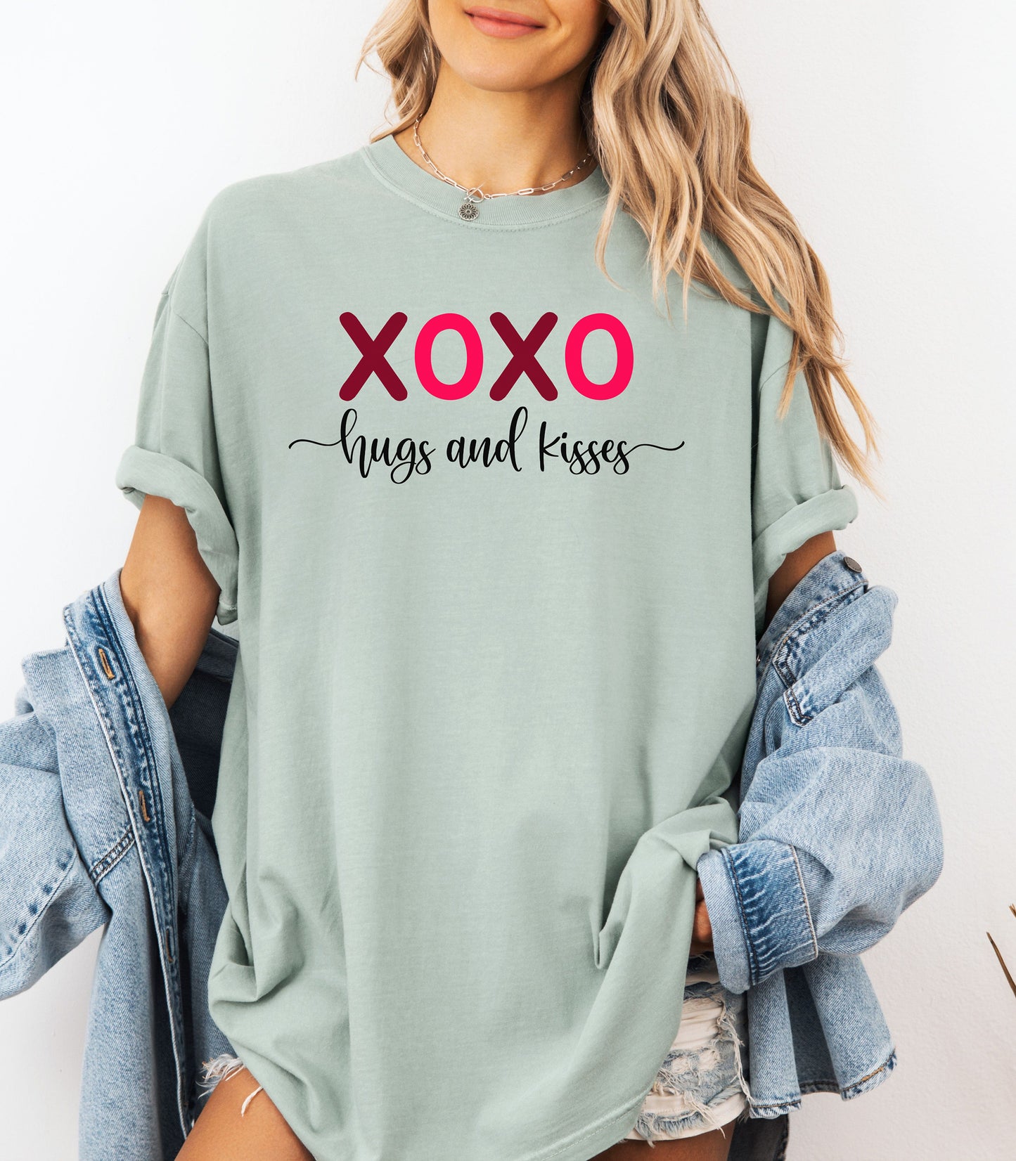 XOXO Hugs and Kisses Valentine T-Shirt, Valentine's Day Love Tee
