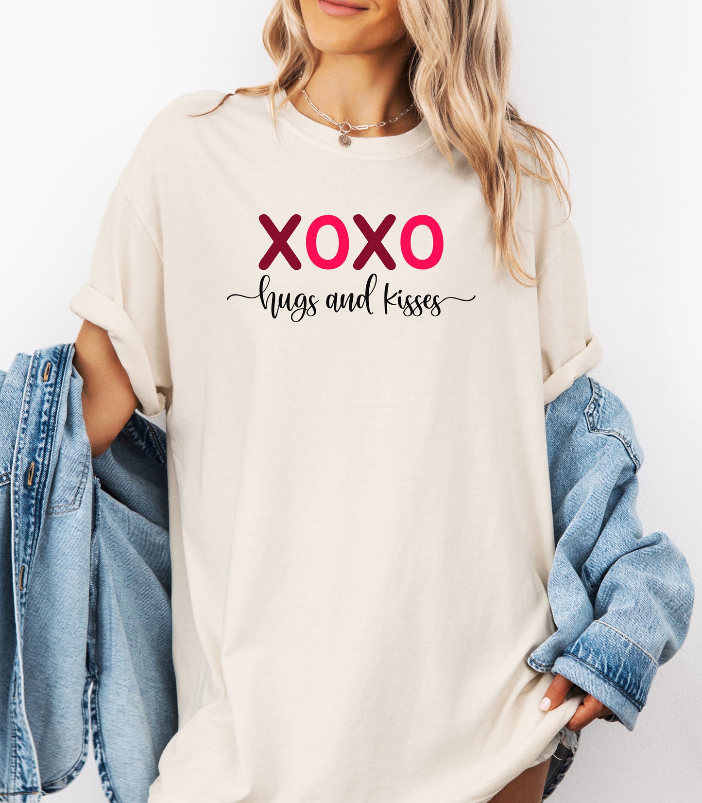 XOXO Hugs and Kisses Valentine T-Shirt, Valentine's Day Love Tee