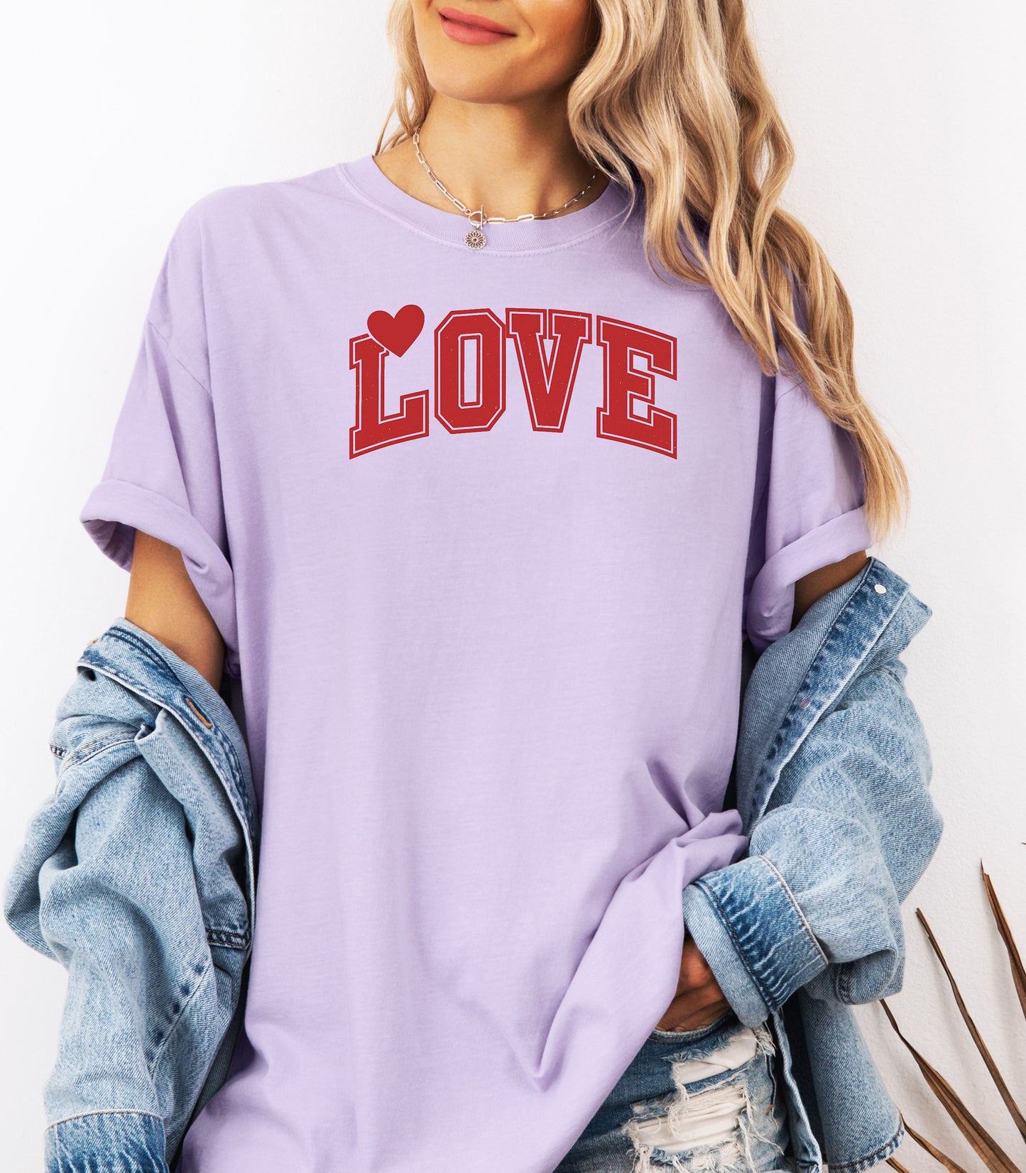 Varsity LOVE Valentine T-Shirt, Classic Collegiate Love Design