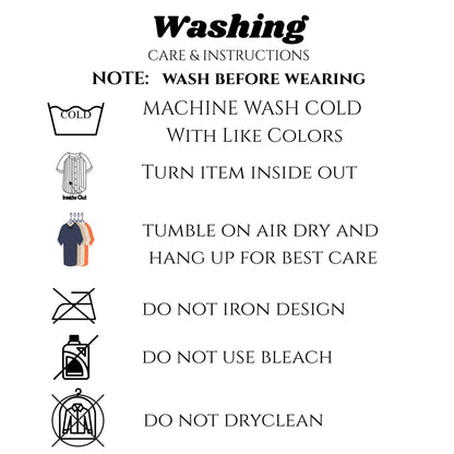 Washing Care & Instructions