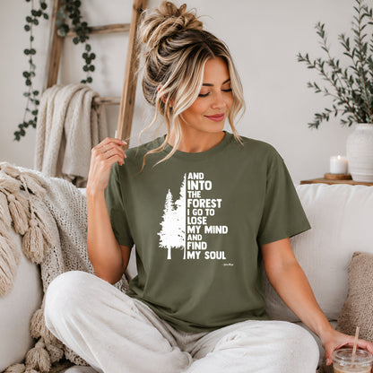 Into the Forest I Go T-Shirt, Nature & Free Spirit Graphic Tee