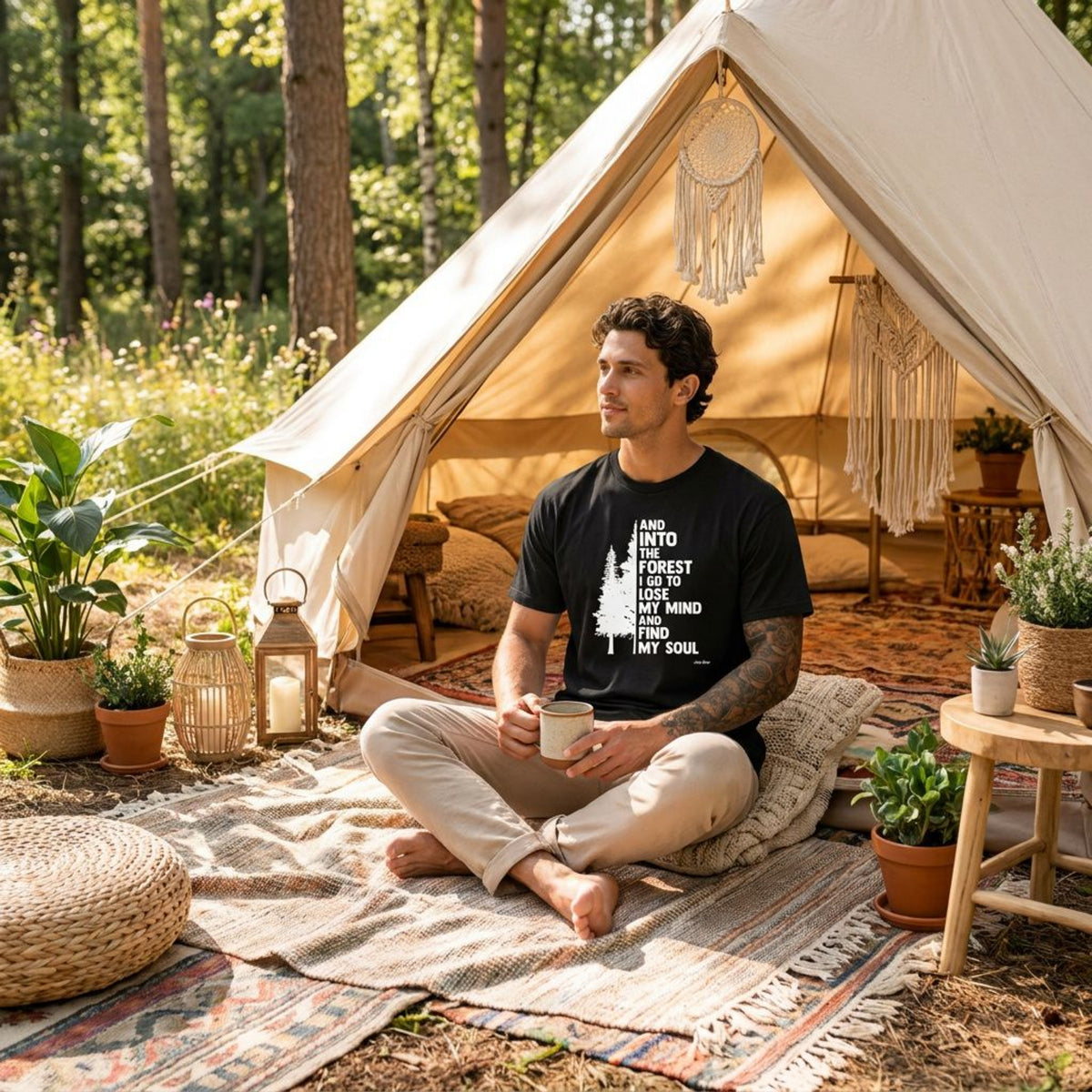 Into the Forest I Go T-Shirt, Nature & Free Spirit Graphic Tee