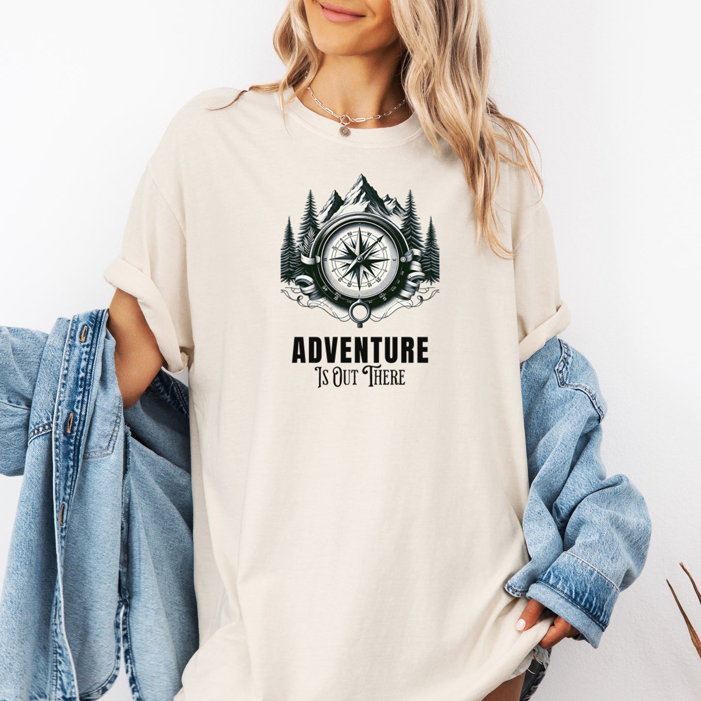 Adventure Is Out There T-Shirt, Nature Lover Tee, Hiking Shirt, Camping Tee