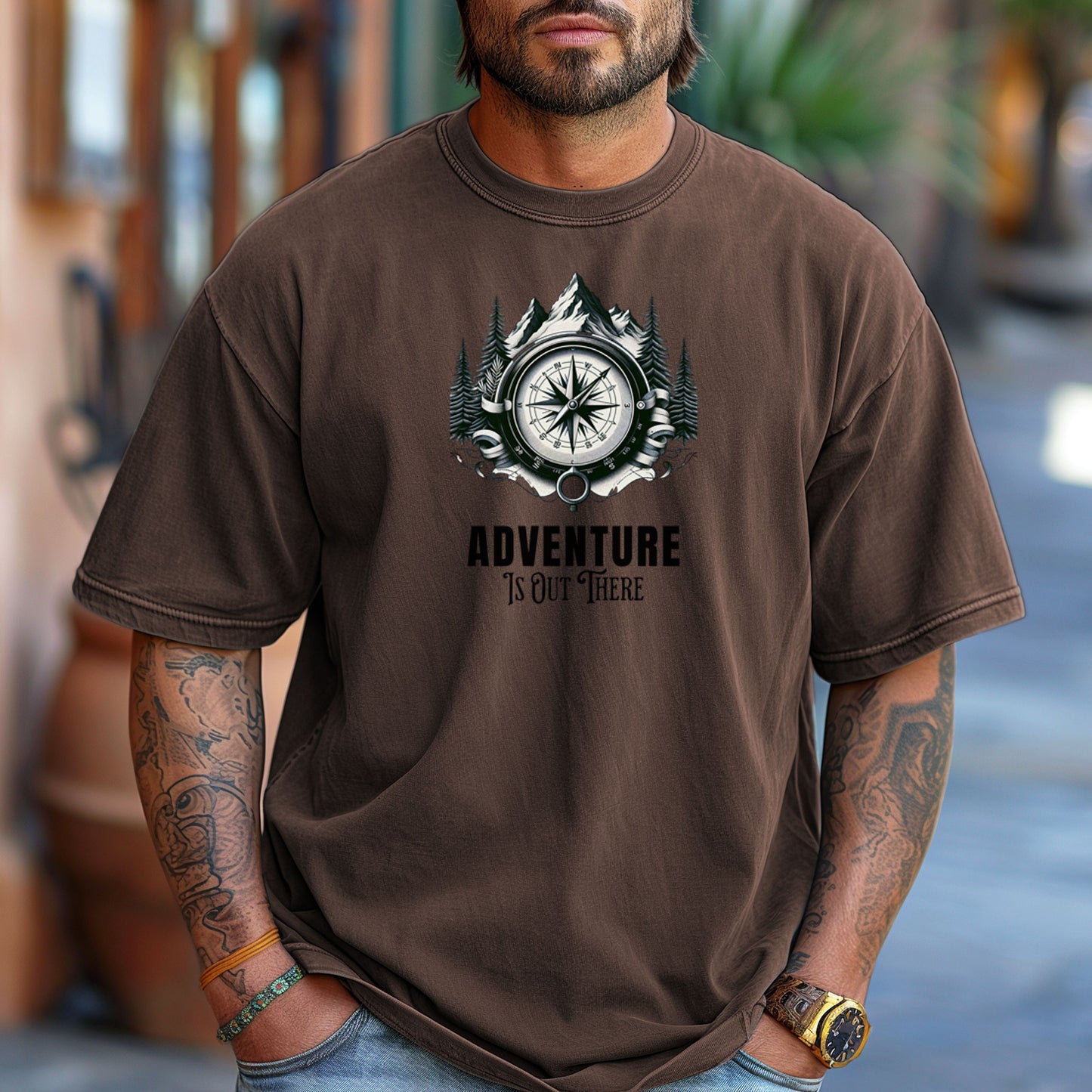 Adventure Is Out There T-Shirt, Nature Lover Tee, Hiking Shirt, Camping Tee