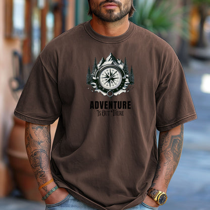 Adventure Is Out There T-Shirt, Nature Lover Tee, Hiking Shirt, Camping Tee