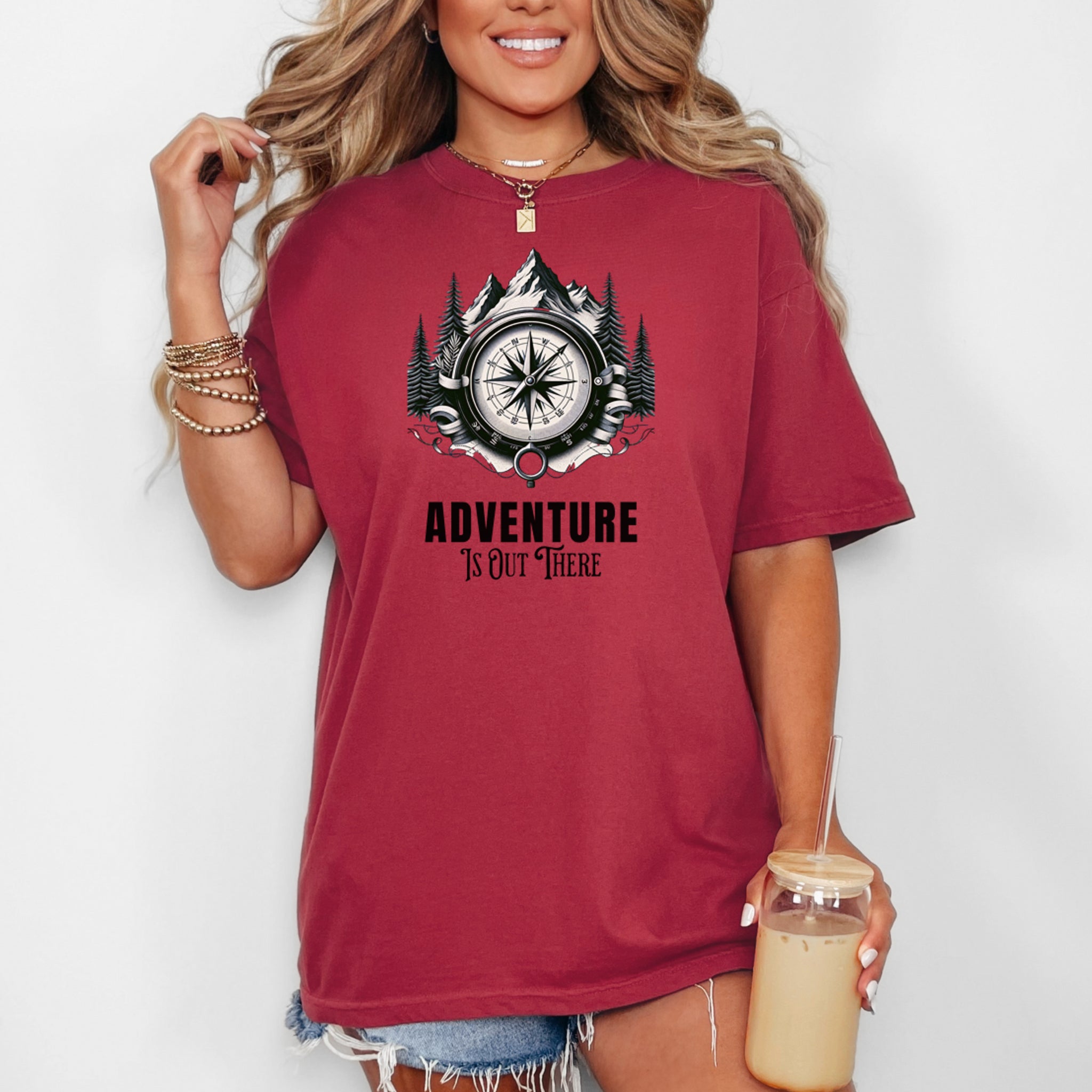 Adventure Is Out There T-Shirt, Nature Lover Tee, Hiking Shirt, Camping Tee