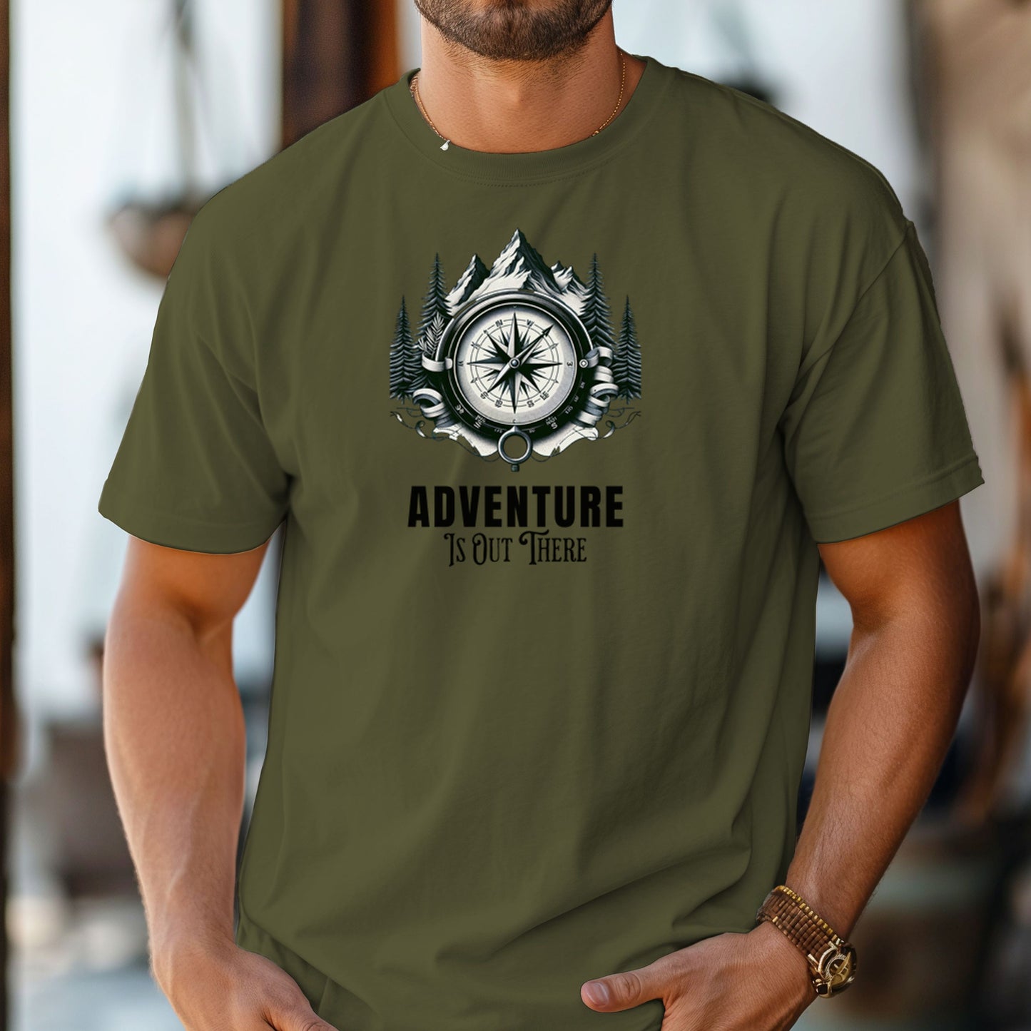 Adventure Is Out There T-Shirt, Nature Lover Tee, Hiking Shirt, Camping Tee