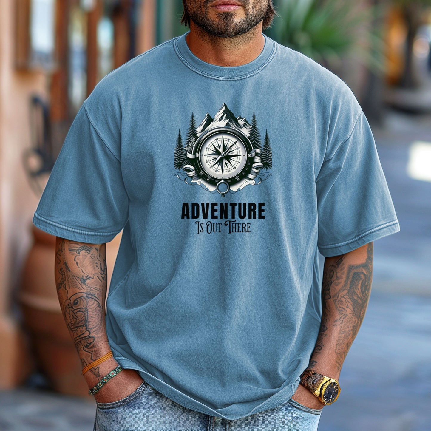 Adventure Is Out There T-Shirt, Nature Lover Tee, Hiking Shirt, Camping Tee