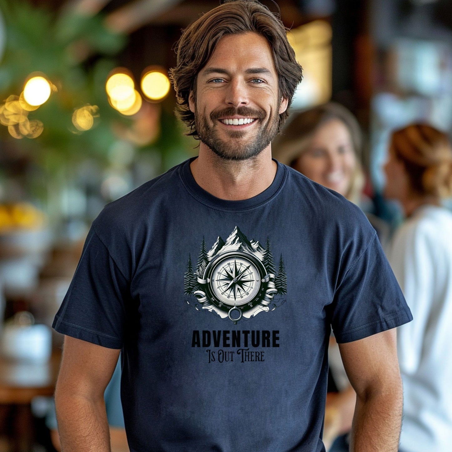 Adventure Is Out There T-Shirt, Nature Lover Tee, Hiking Shirt, Camping Tee