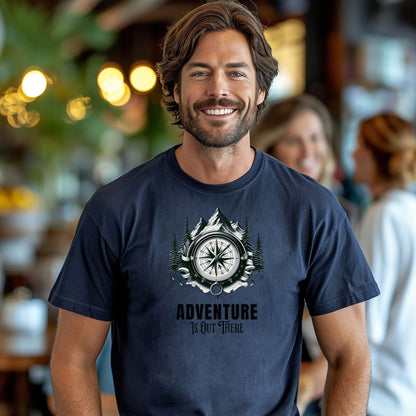 Adventure Is Out There T-Shirt, Nature Lover Tee, Hiking Shirt, Camping Tee