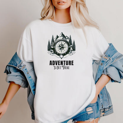 Adventure Is Out There T-Shirt, Nature Lover Tee, Hiking Shirt, Camping Tee