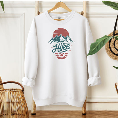 Take A Hike Sweatshirt, Hiker Gift, Outdoor Apparel, Hiking Lovers, Cozy Layering Top