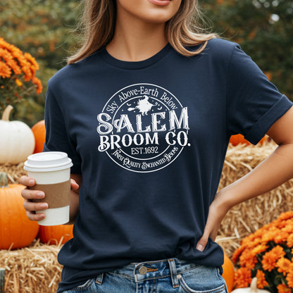 Salem Broom Company TShirt, Sky Above, Earth Below, Witch Shirt, Salem Shirt, Halloween Tee, Girls Trip Shirt