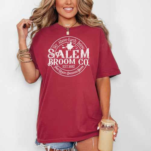 Salem Broom Company TShirt, Sky Above, Earth Below, Witch Shirt, Salem Shirt, Halloween Tee, Girls Trip Shirt
