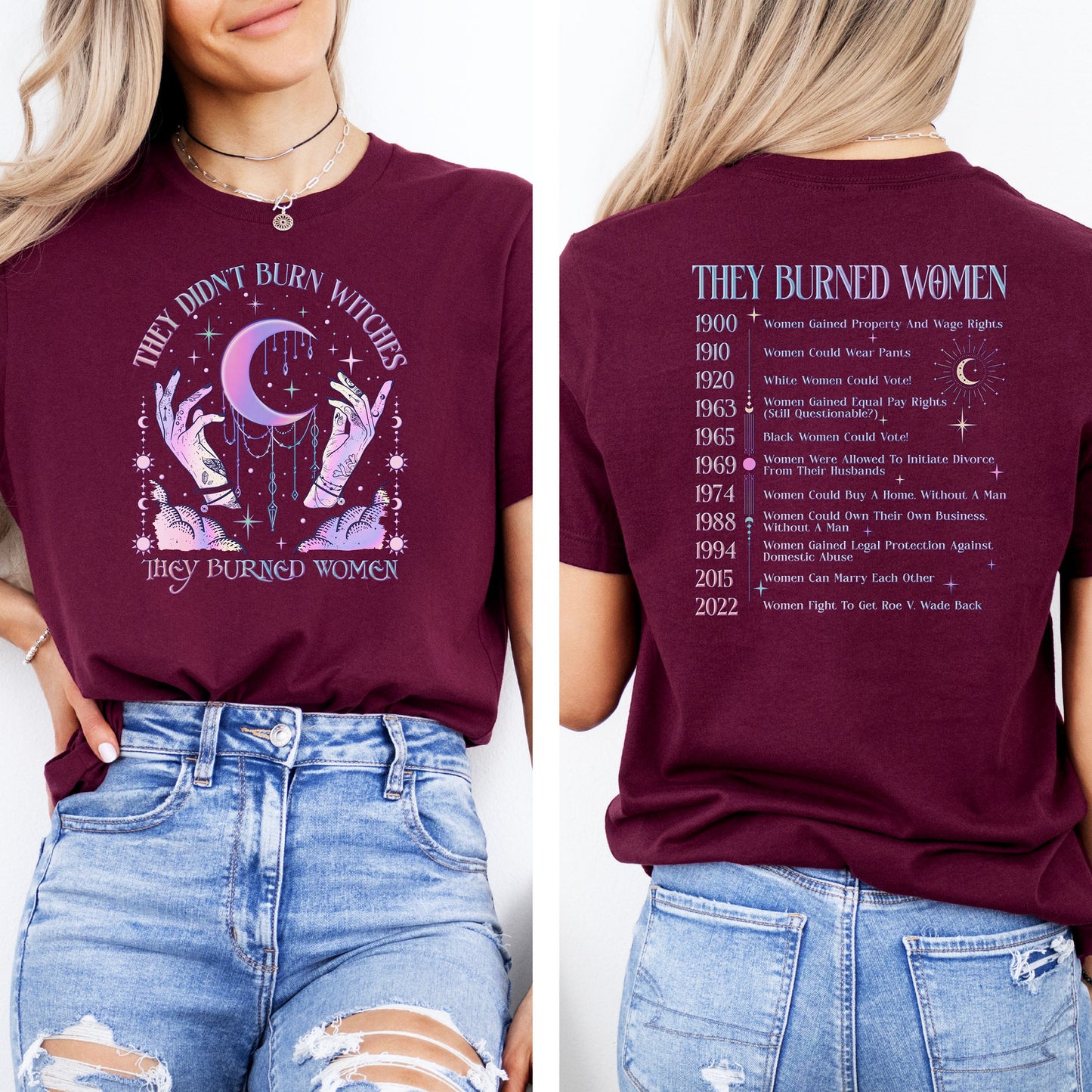 They Didnt Burn Witches, They Burned Women Shirt, Womens Rights Tee, Feminist Witch Shirt, Liberal Witch Shirt