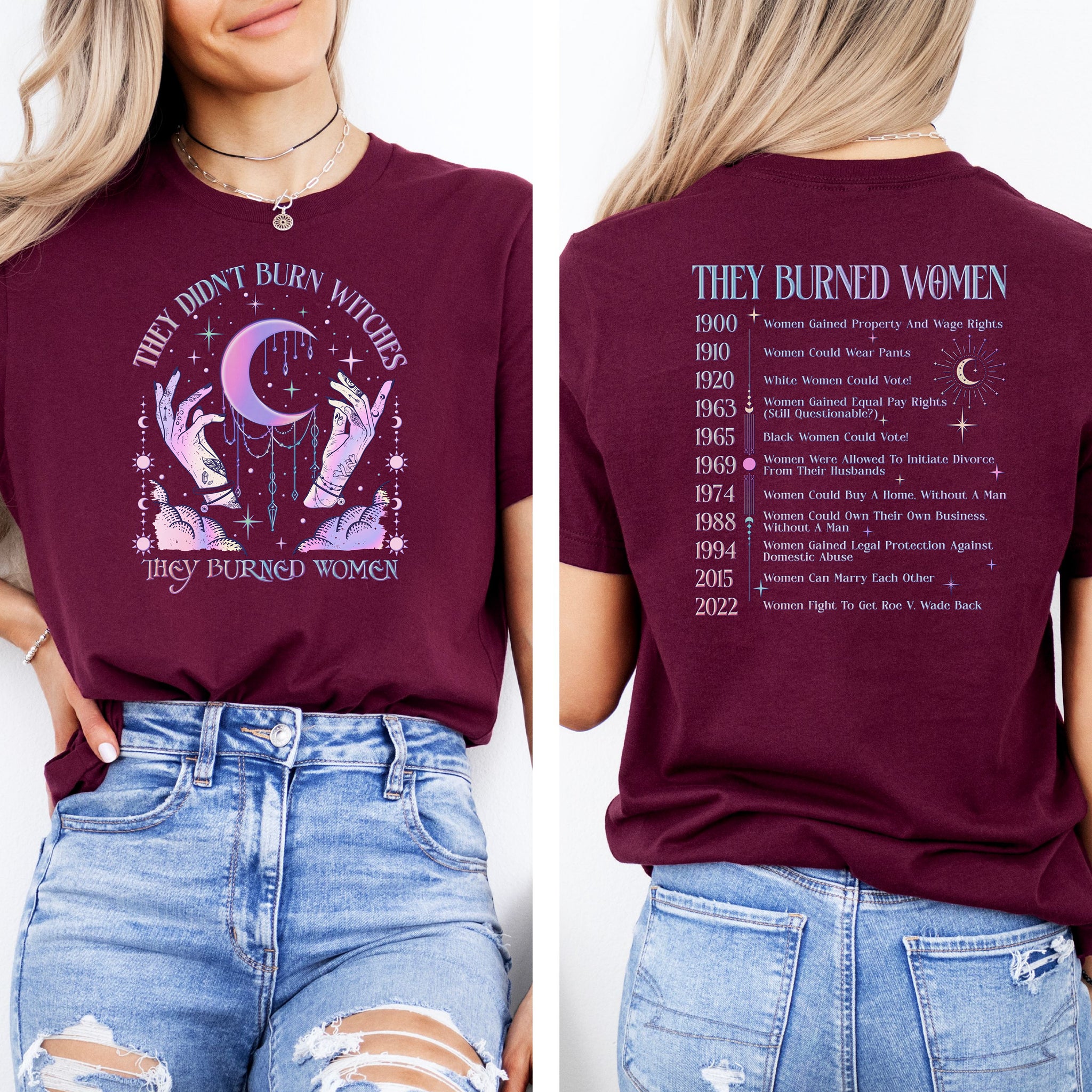They Didnt Burn Witches, They Burned Women Shirt, Womens Rights Tee, Feminist Witch Shirt, Liberal Witch Shirt