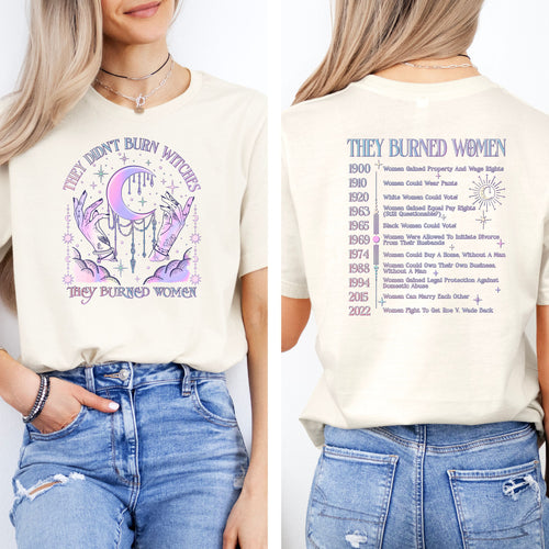They Didnt Burn Witches, They Burned Women Shirt, Womens Rights Tee, Feminist Witch Shirt, Liberal Witch Shirt