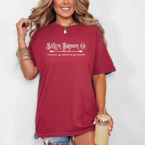 Salem Broom Company Shirt, Witch Shirt, Fall T-Shirt, Witchy Clothing, Halloween Gift Tee, Funny Halloween Shirt