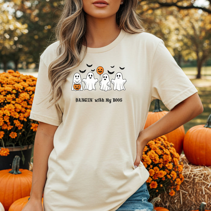 Hangin’ With My Boos – Halloween Ghost Tee