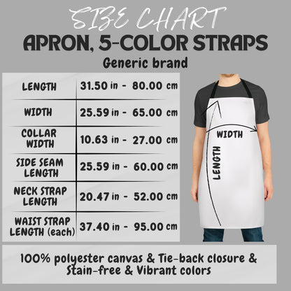 Thankful Grateful Blessed Script Apron